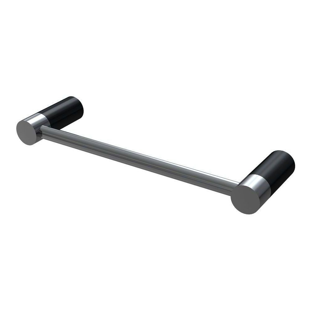 Finesa Towel Bar 300mm Chrome & Matte Black