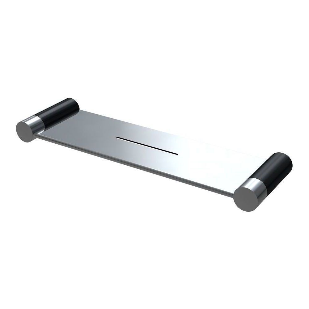Finesa Shower Shelf 350mm Chrome & Matte Black