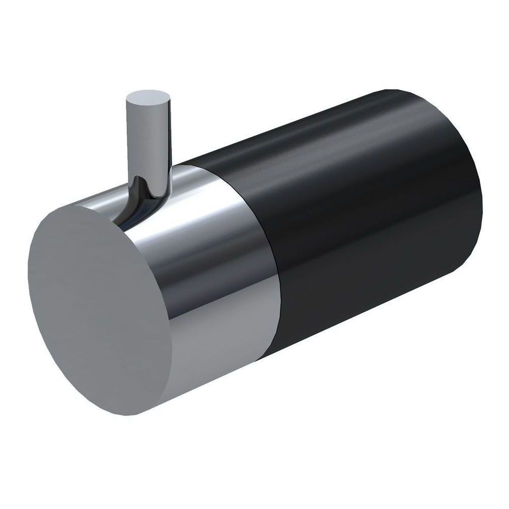 Finesa Robe Hook Chrome & Matte Black