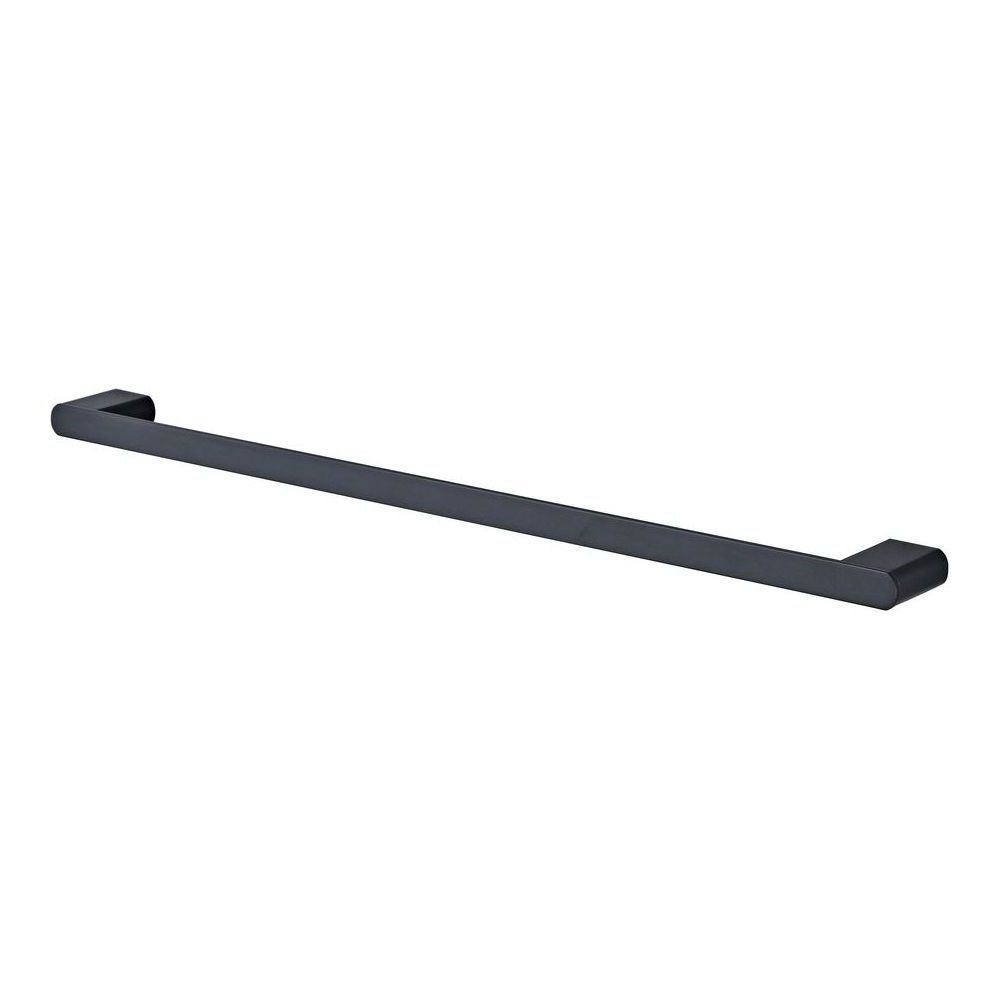 Zoya Single Towel Rail 600mm Matte Black
