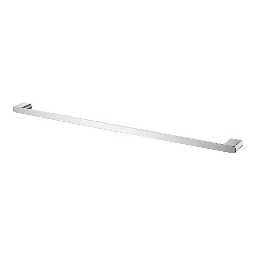 Zoya Single Towel Rail 800mm Brushed Nickel
