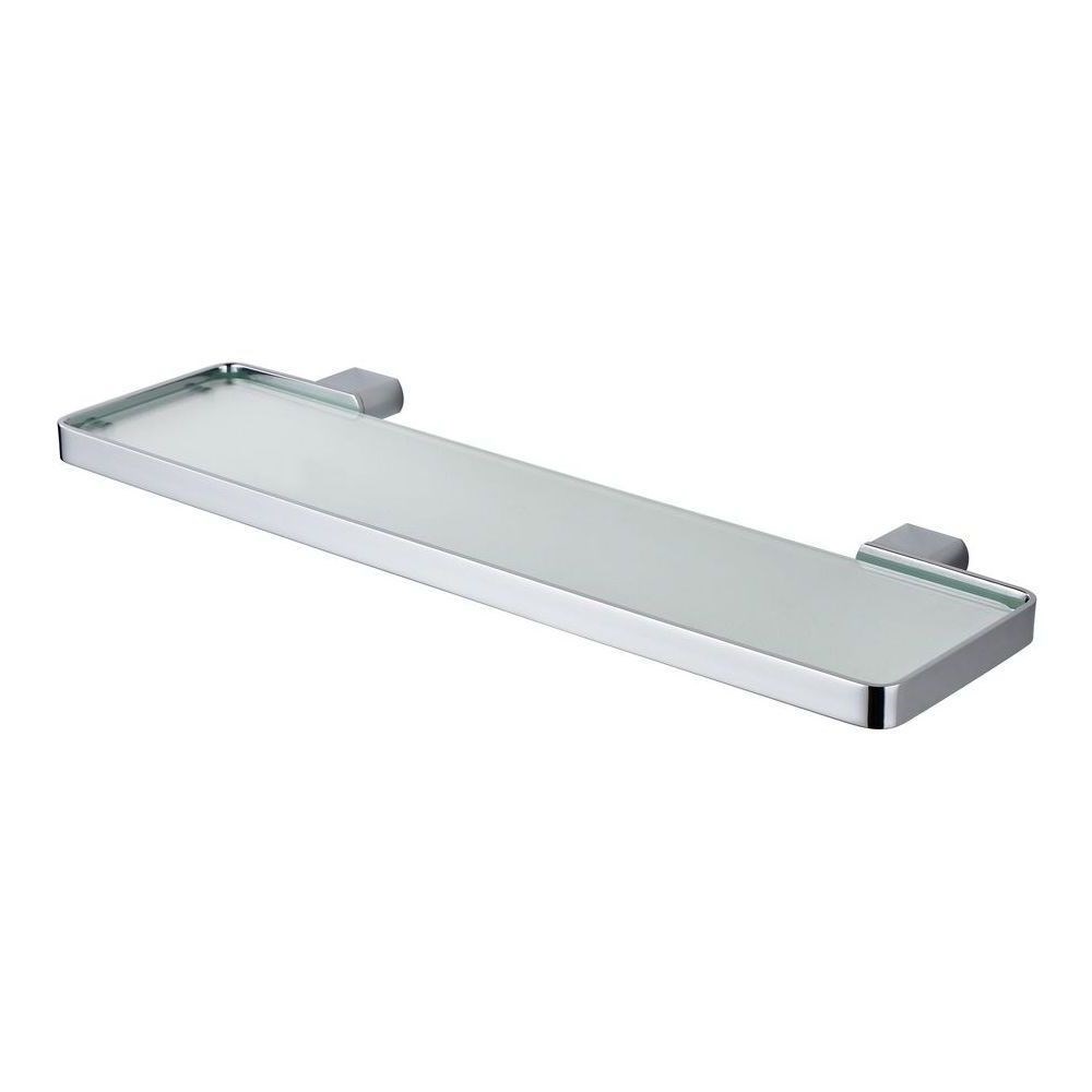 Zoya Glass Shelf 500mm Chrome