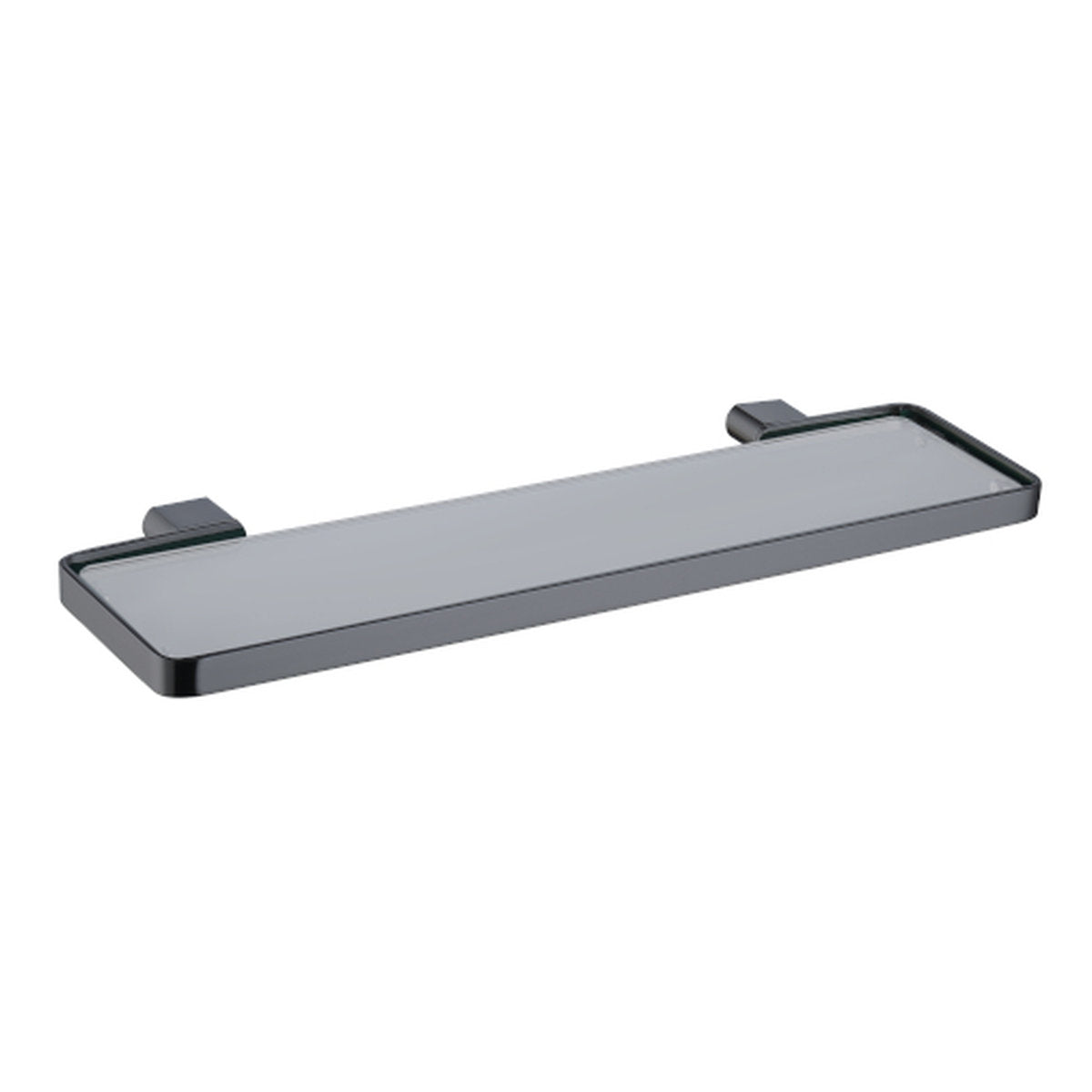 MIllennium Zoya Glass Shelf 500mm, Gun Metal