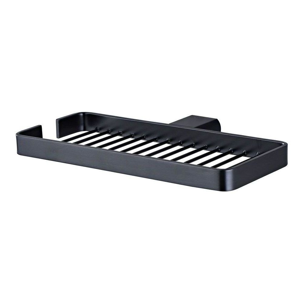 Zoya Shower Basket 250mm Matte Black