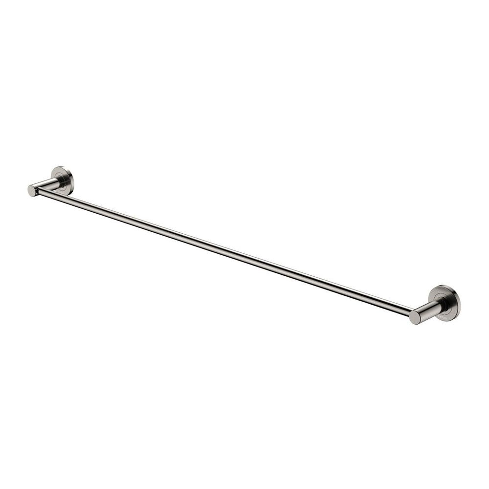Kaya 900mm Single Towel Rail, Brushed Nickel