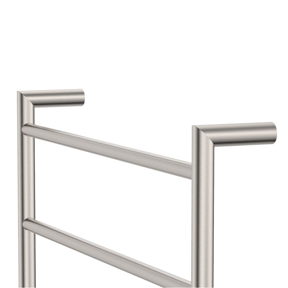 Kaya Heated Towel Rail, 600 x 800mm, Brushed Nickel