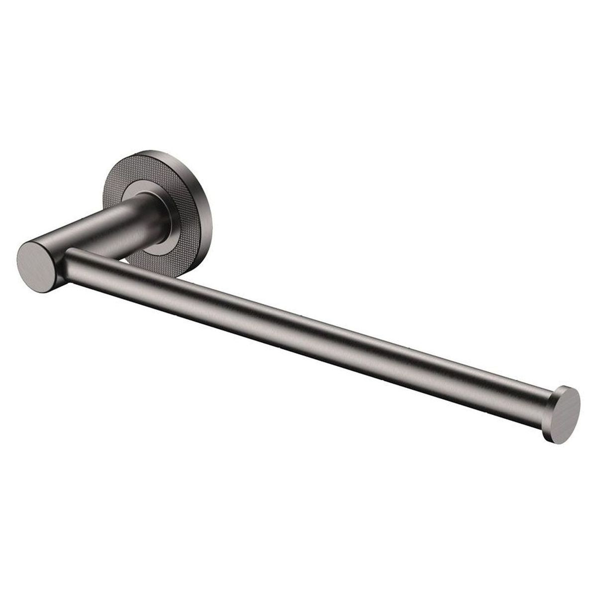 Axle Hand Towel Rail/Roll Holder in Gun Metal