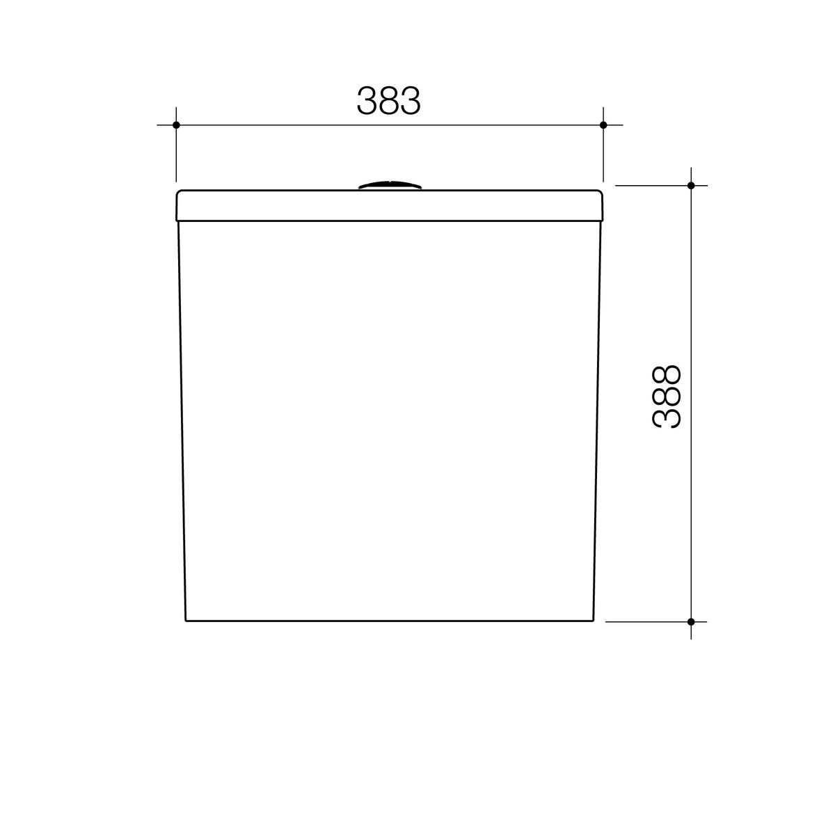 Urbane II Bidet Cleanflush Wall Faced Close Coupled Bottom Inlet Toilet Suite (with GermGard) - Bottom Inlet