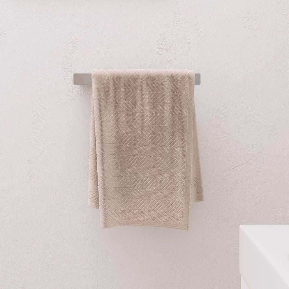 Tono Hand Towel Holder Brushed Nickel