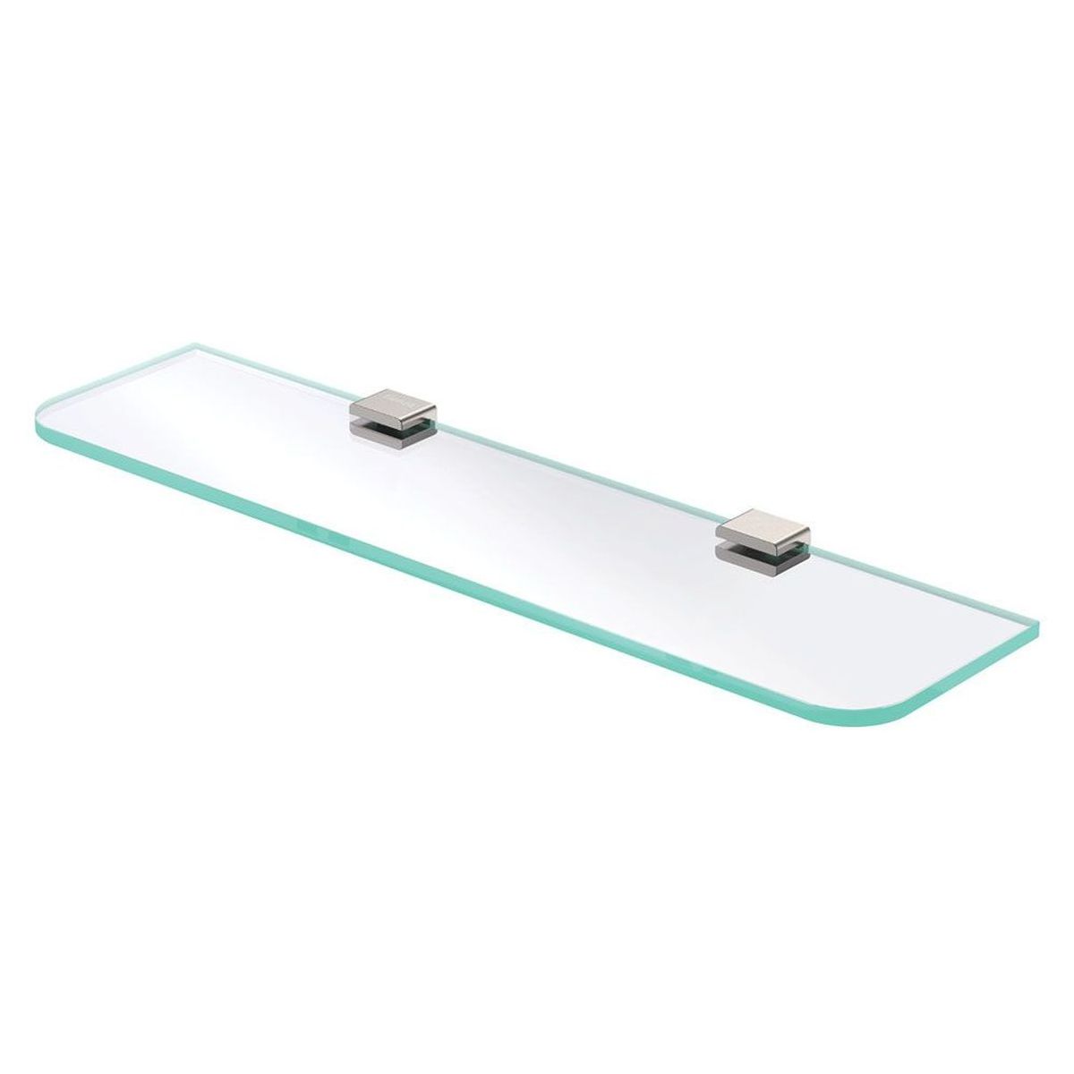 Tono Glass Shelf Brushed Nickel
