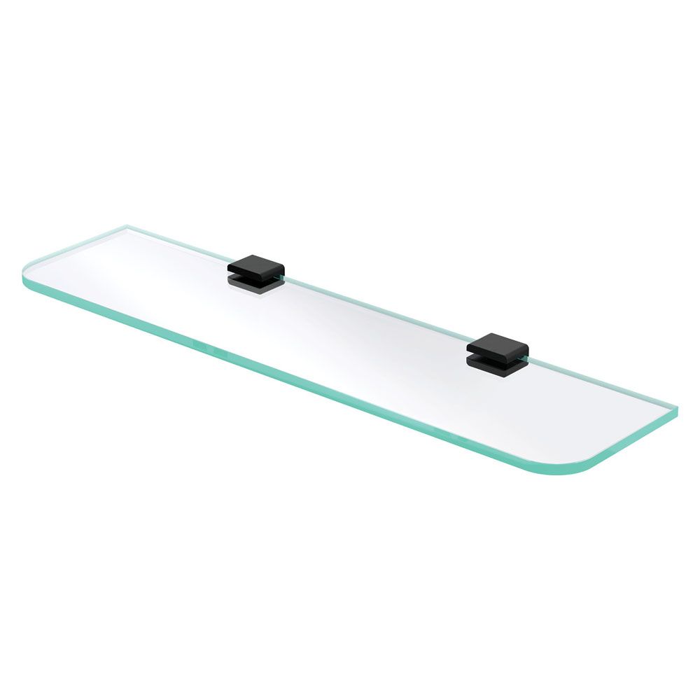 Tono Glass Shelf Matte Black