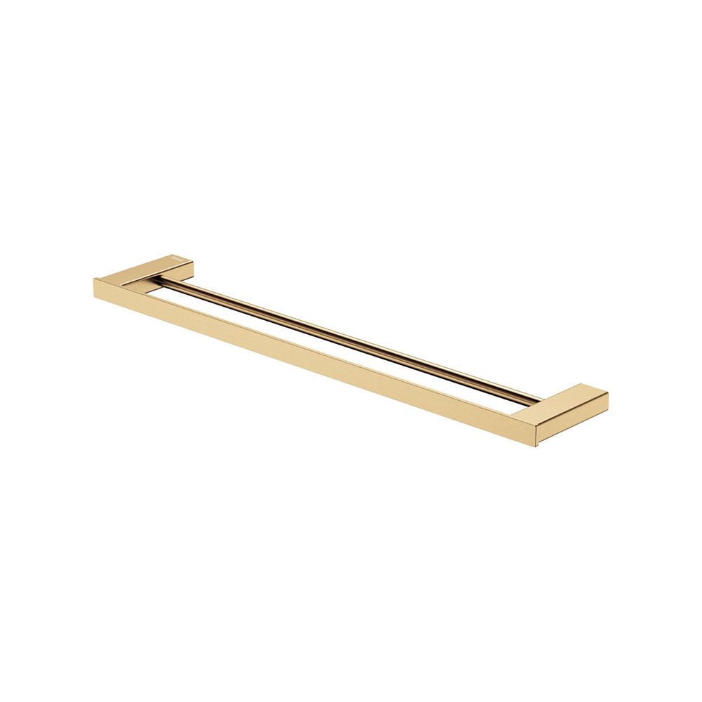 Tono Double Towel Rail 610mm Urban Brass
