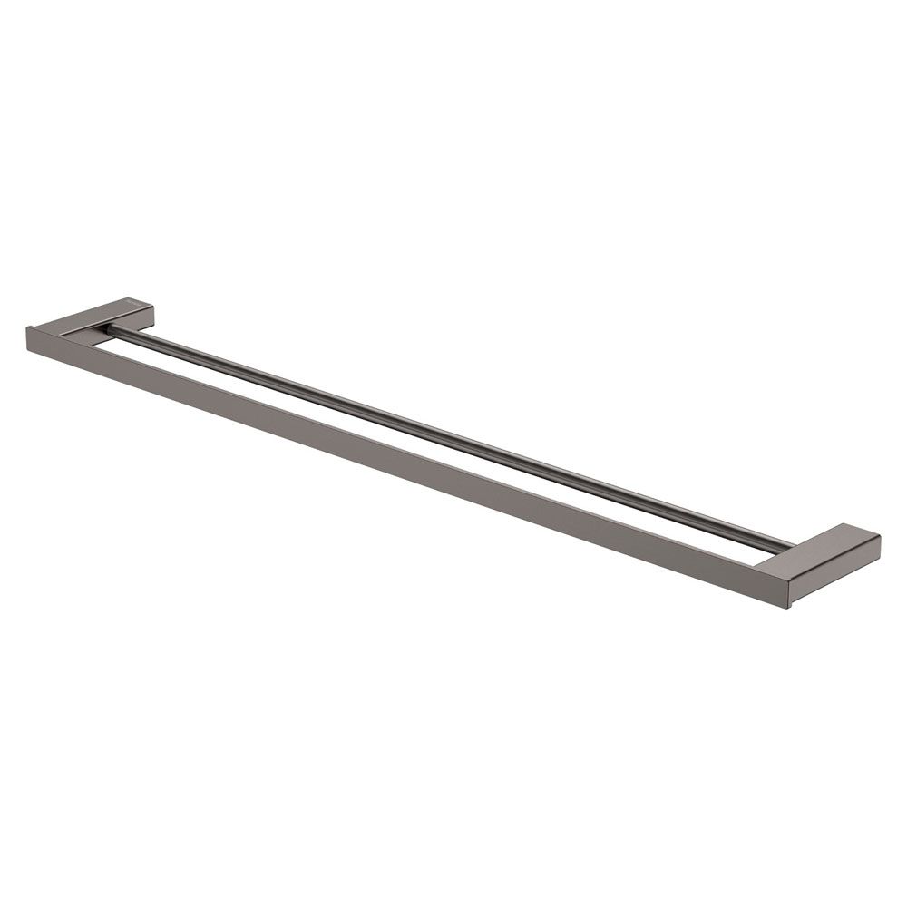 Tono Double Towel Rail 810mm Gun Metal