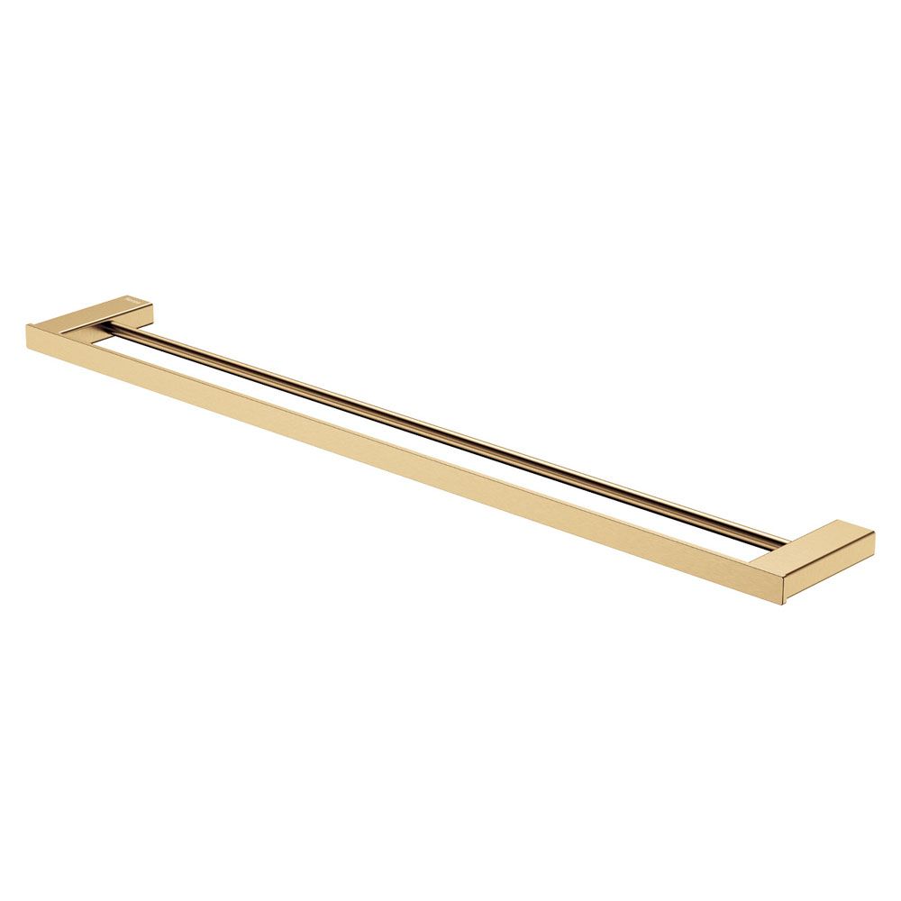 Tono Double Towel Rail 810mm Urban Brass