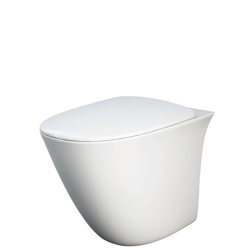 RAK Sensation Wall-Faced Toilet Suite - Pan + Seat ONLY, S-Trap