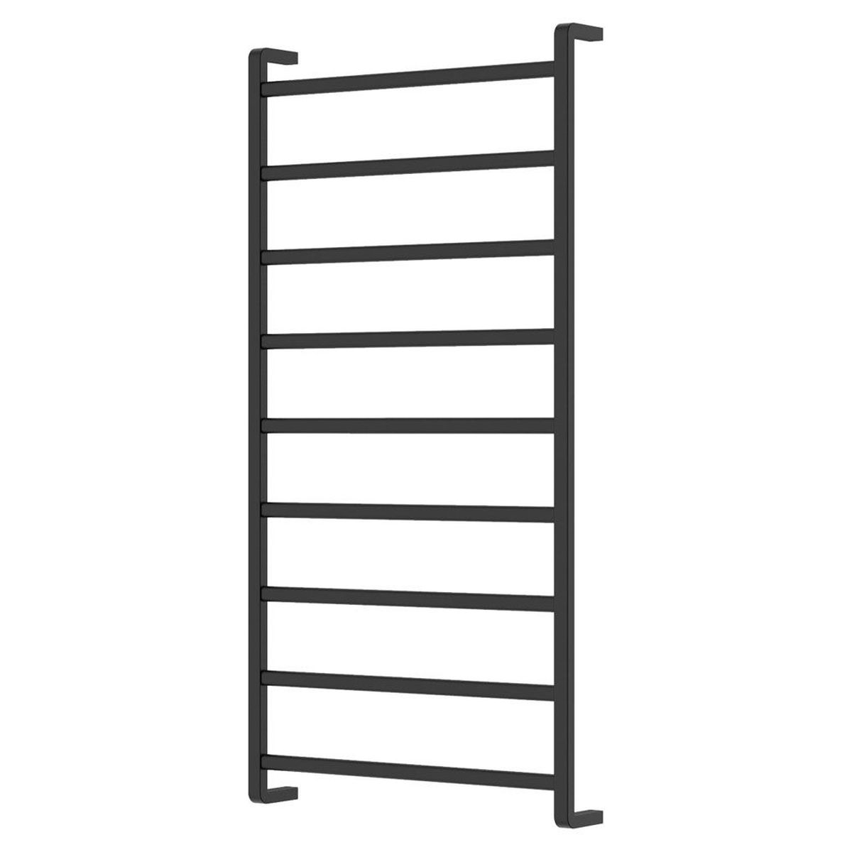 Koko Heated Towel Rail, 600 x 1200mm, Matte Black