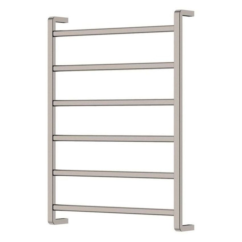 Koko Heated Towel Rail, 600 x 800mm, Brushed Nickel
