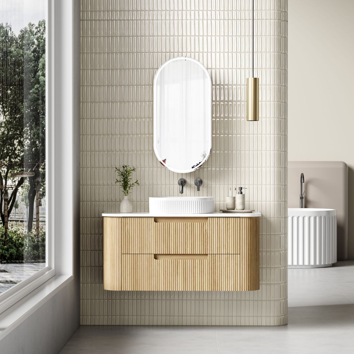 Aulic Varcelli Tier Wall Hung 1200mm Vanity