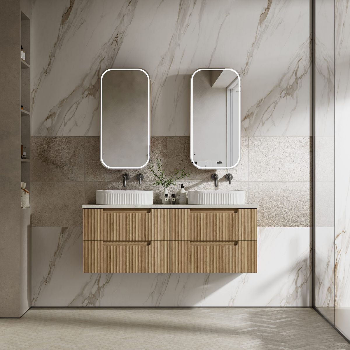 Aulic Lovina Tier Wall Hung 1500mm Vanity