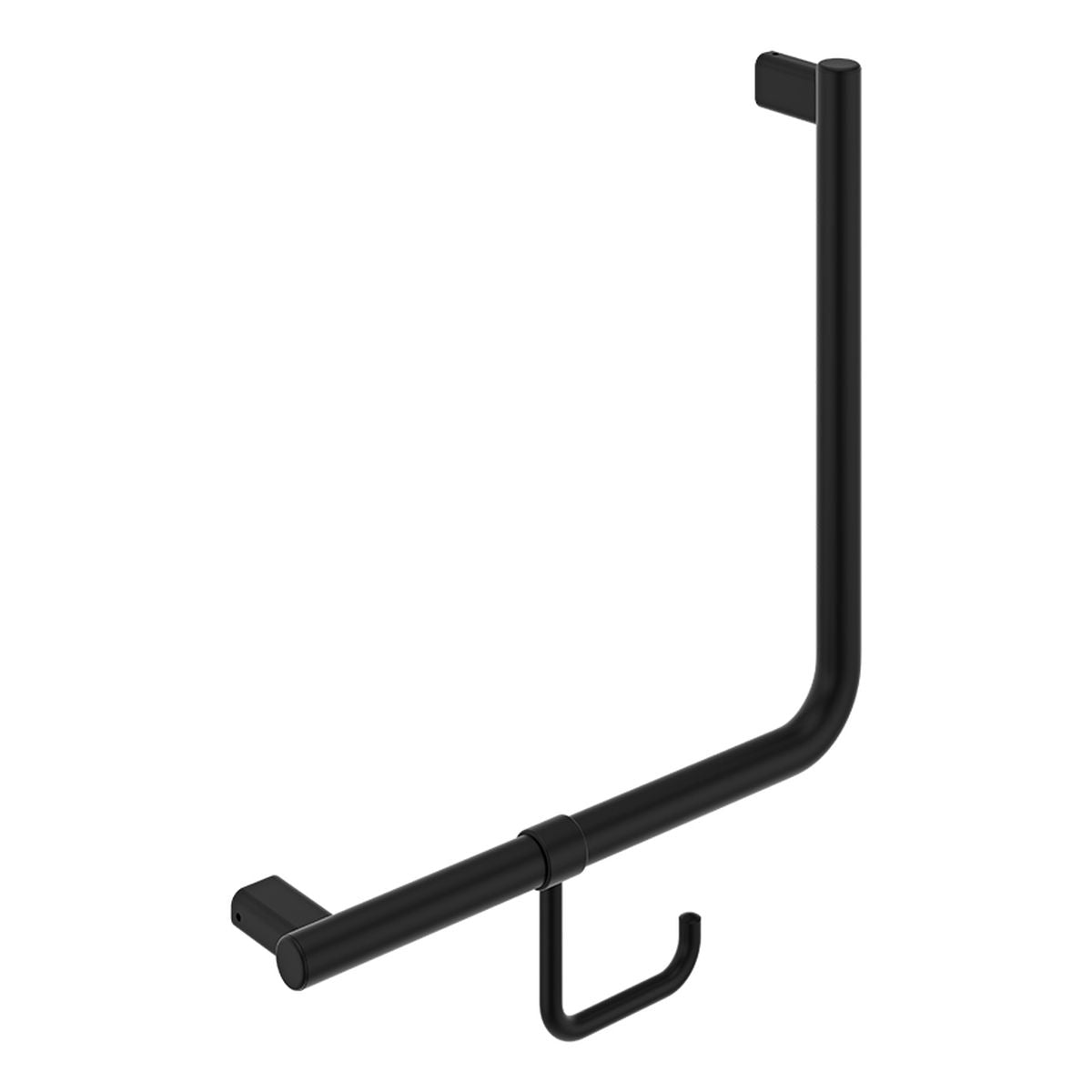Fienza 90° Ambulant Care Hand Rail, Matte Black