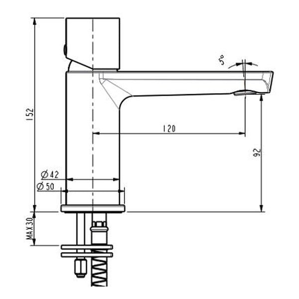 Finesa Basin Mixer Black