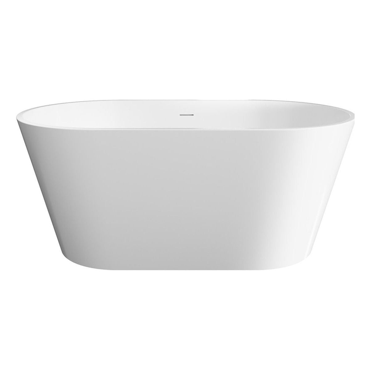 Austin Freestanding Acrylic Bath with Overflow, 1400mm