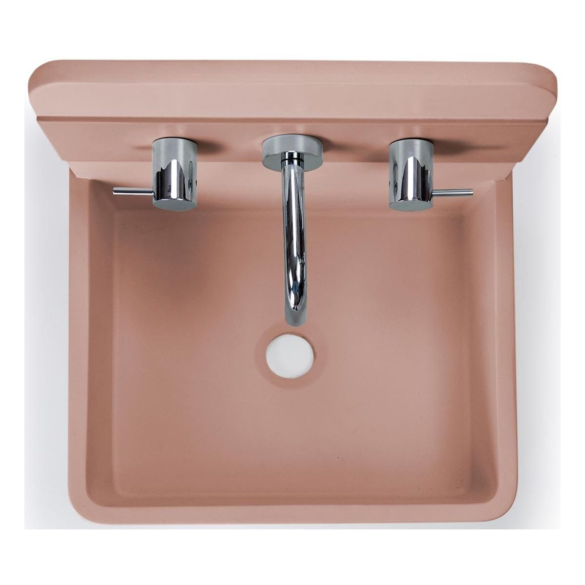 Nood Surface Mount Herbert Basin in Two Tone in Blush Pink