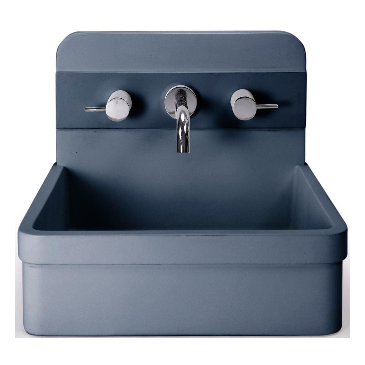 Nood Surface Mount Herbert Basin in Two Tone in Copan Blue