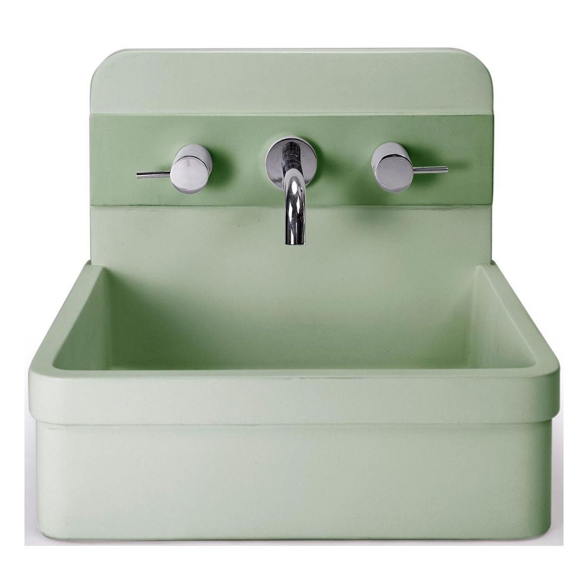 Nood Surface Mount Herbert Basin in Two Tone in Mint