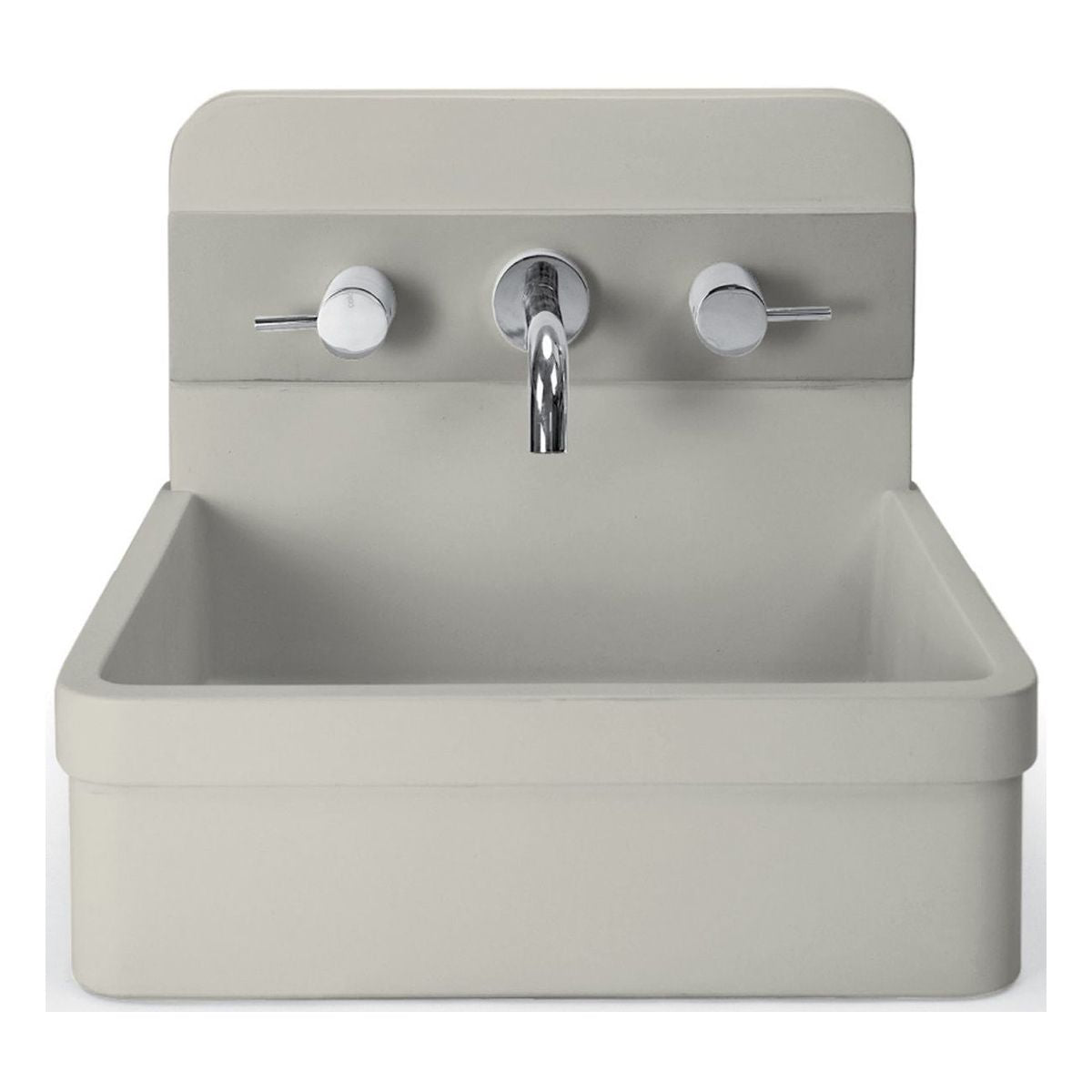 Nood Surface Mount Herbert Basin in Two Tone in Morning Mist