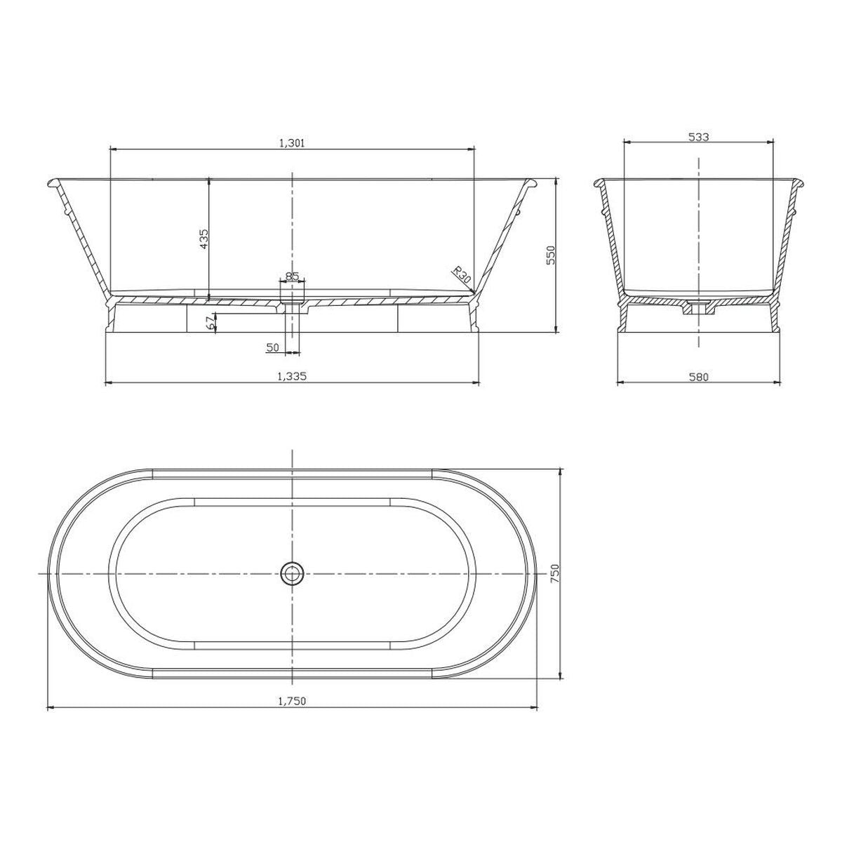 Studio Bagno Impero Freestanding Bath