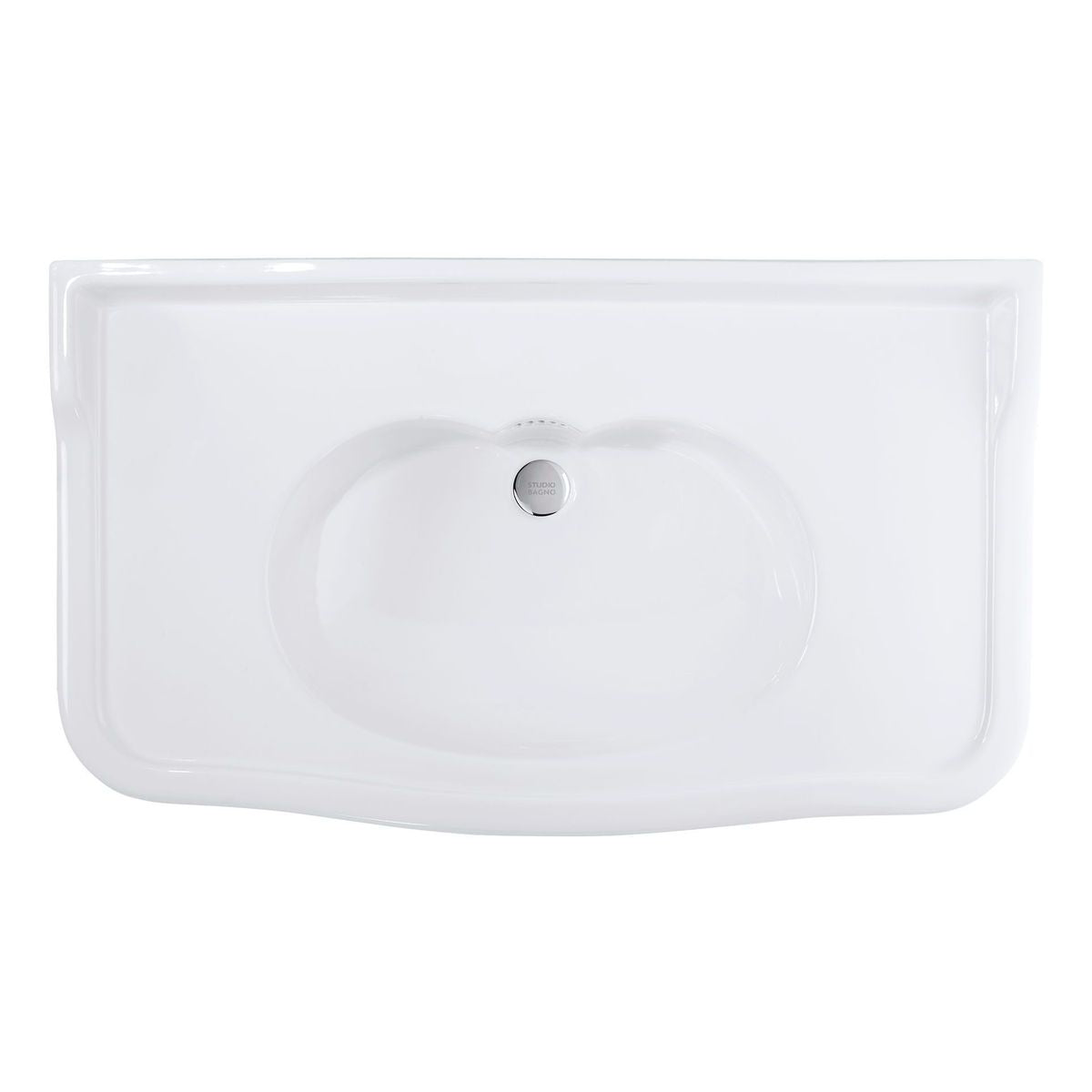 Studio Bagno Impero 100 Pedestal & Basin - 1 Taphole