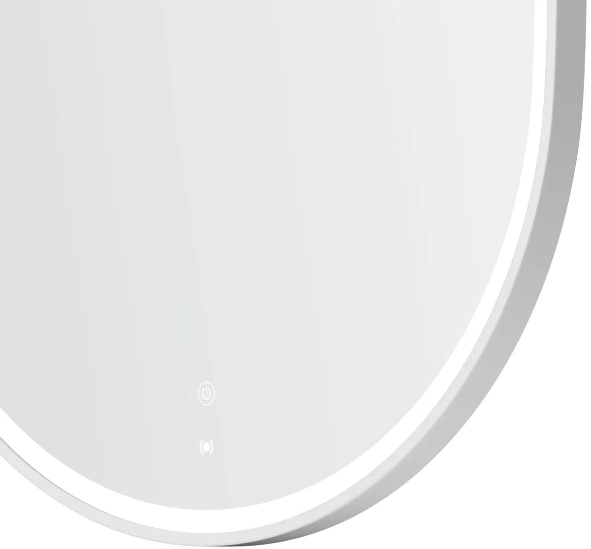 Otti LED Noosa 1800(W)x750(H) White Metal Frame Mirror