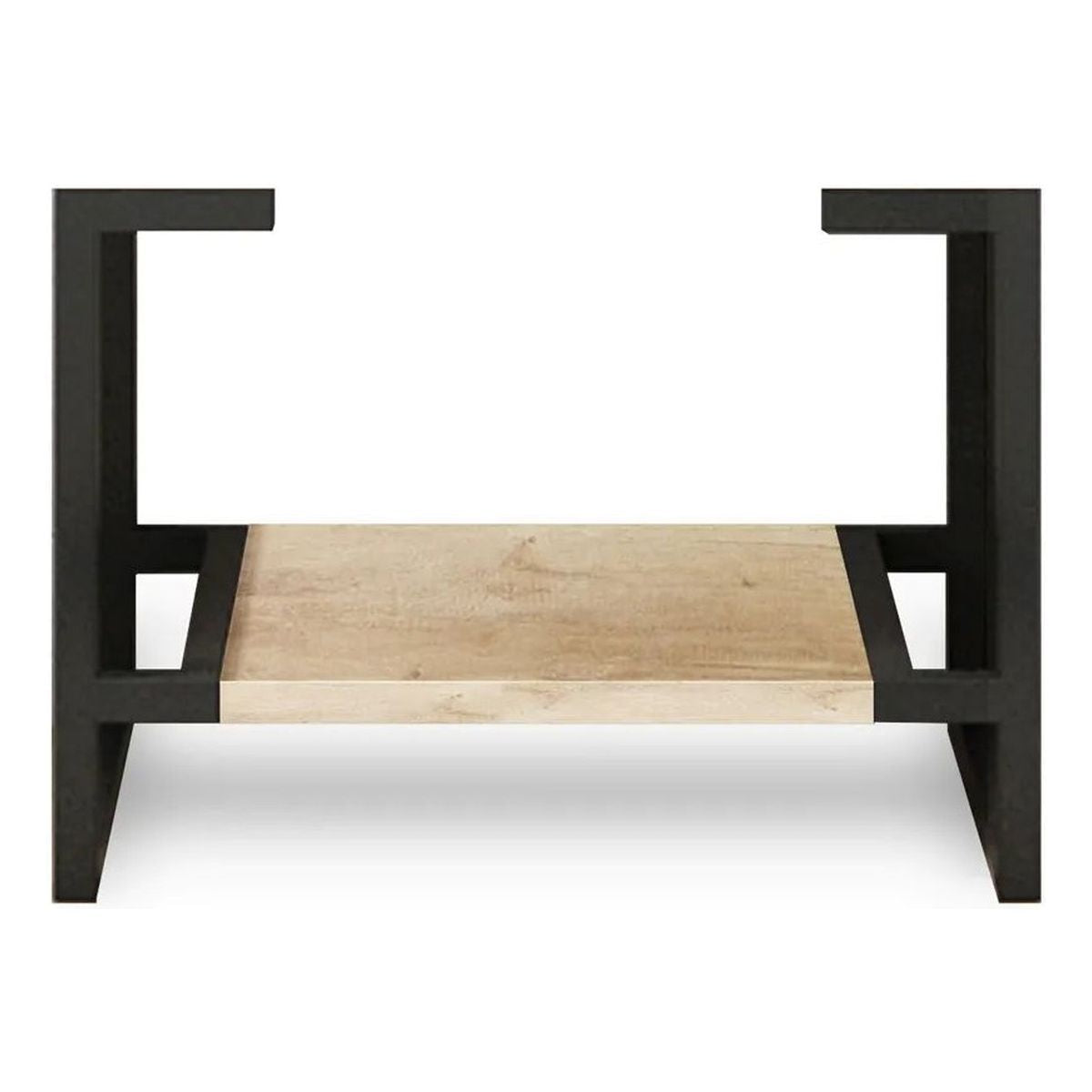 Otti Byron Leg With Shelf 600mm (Leg Only) - Natural Oak
