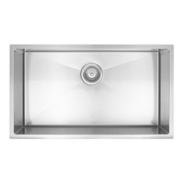 Meir Kitchen Sink Single Bowl 760 x 440, Brushed Nickel
