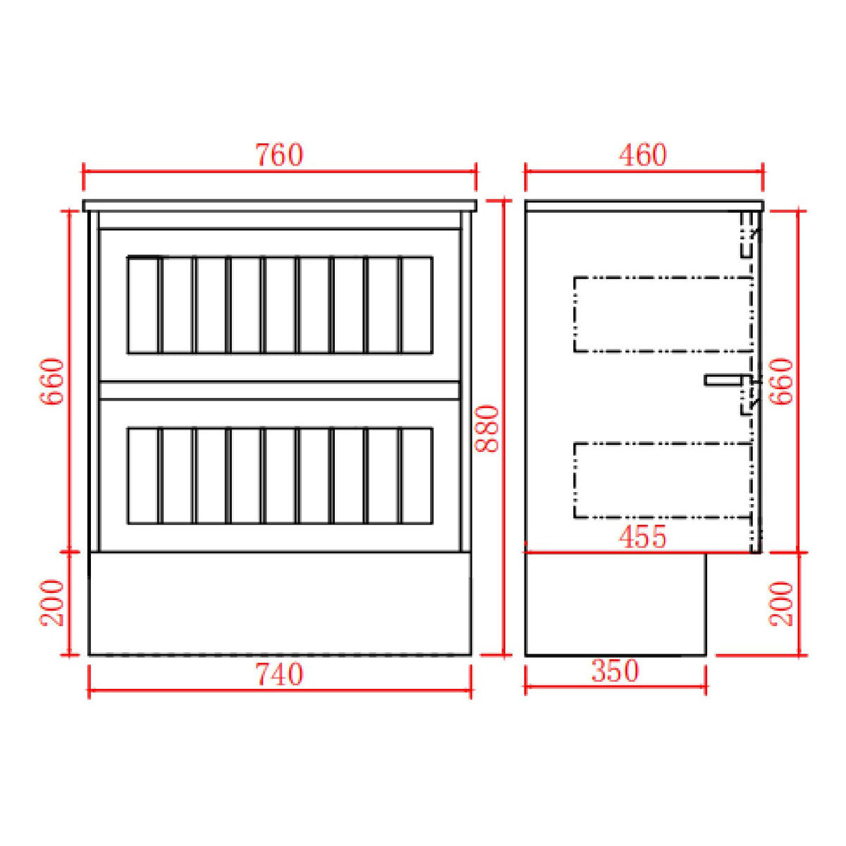 Bayside 750mm Single Basin Wall Hung Vanity Cabinet Matte White
