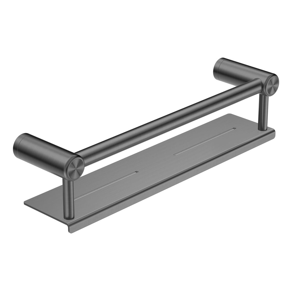 Nero Mecca Care 25mm Grab Rail With Shelf 450mm Gun Metal