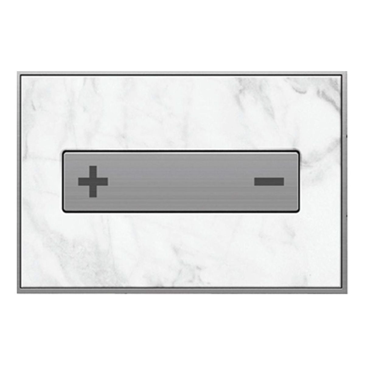 Studio Bagno Oceania Mia Mechanical Flush Button, Satin Stainless Steel