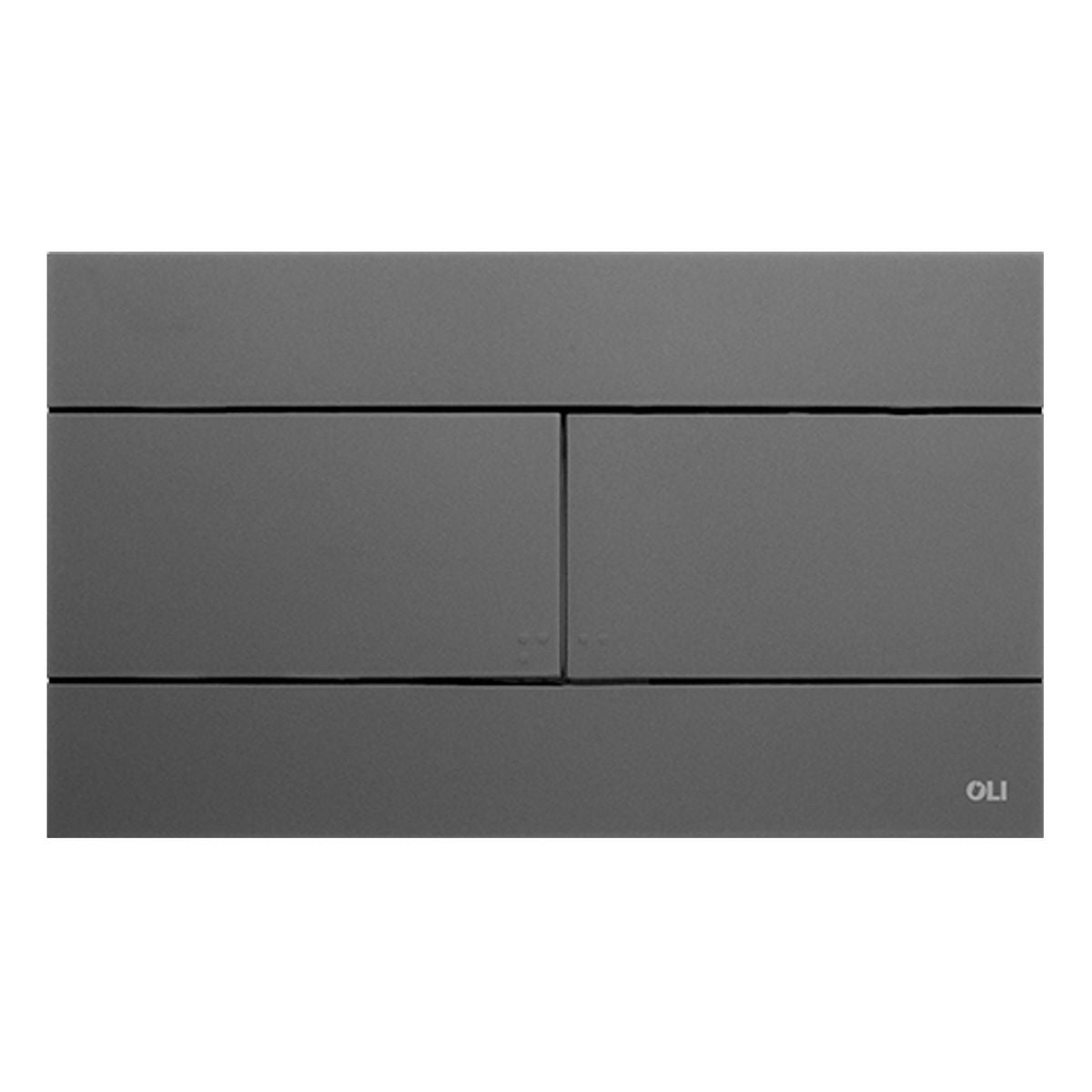 Studio Bagno Slim Flush Button, Grey Soft Touch