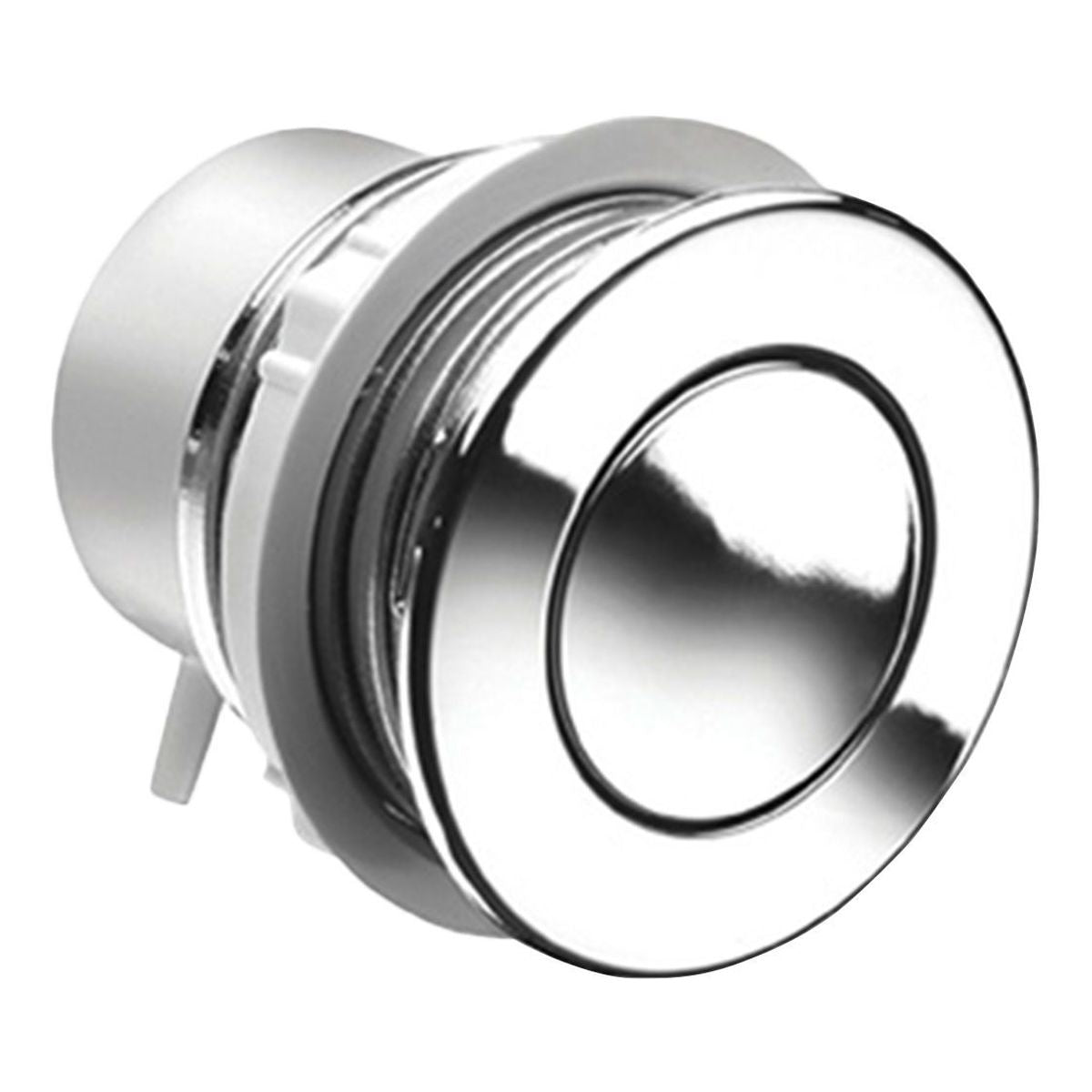 Studio Bagno Sphera Flush Button-, Satin Chrome