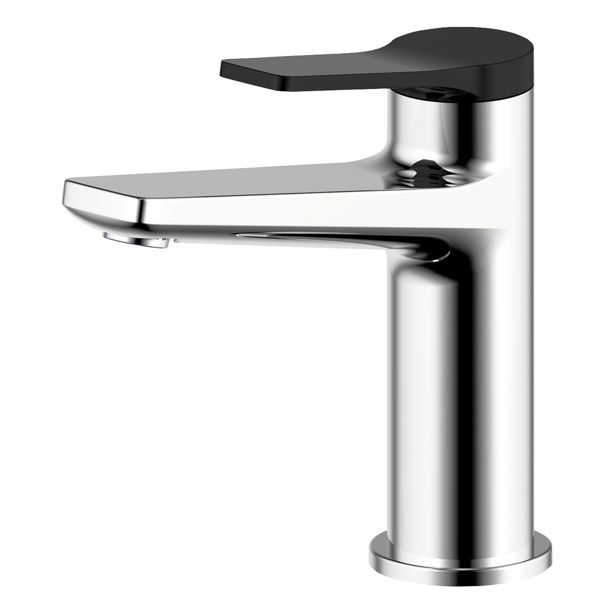 Studio Bagno Pop Basin Mixer - Chrome/Matte Black Complete