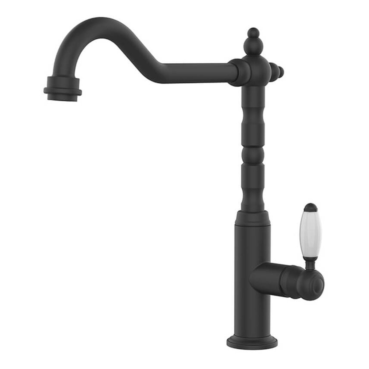 Turner Hastings Providence Single Mixer Tap - Matte Black