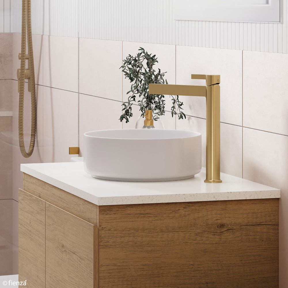 Fienza Reba Mini Above Counter Basin, Gloss White