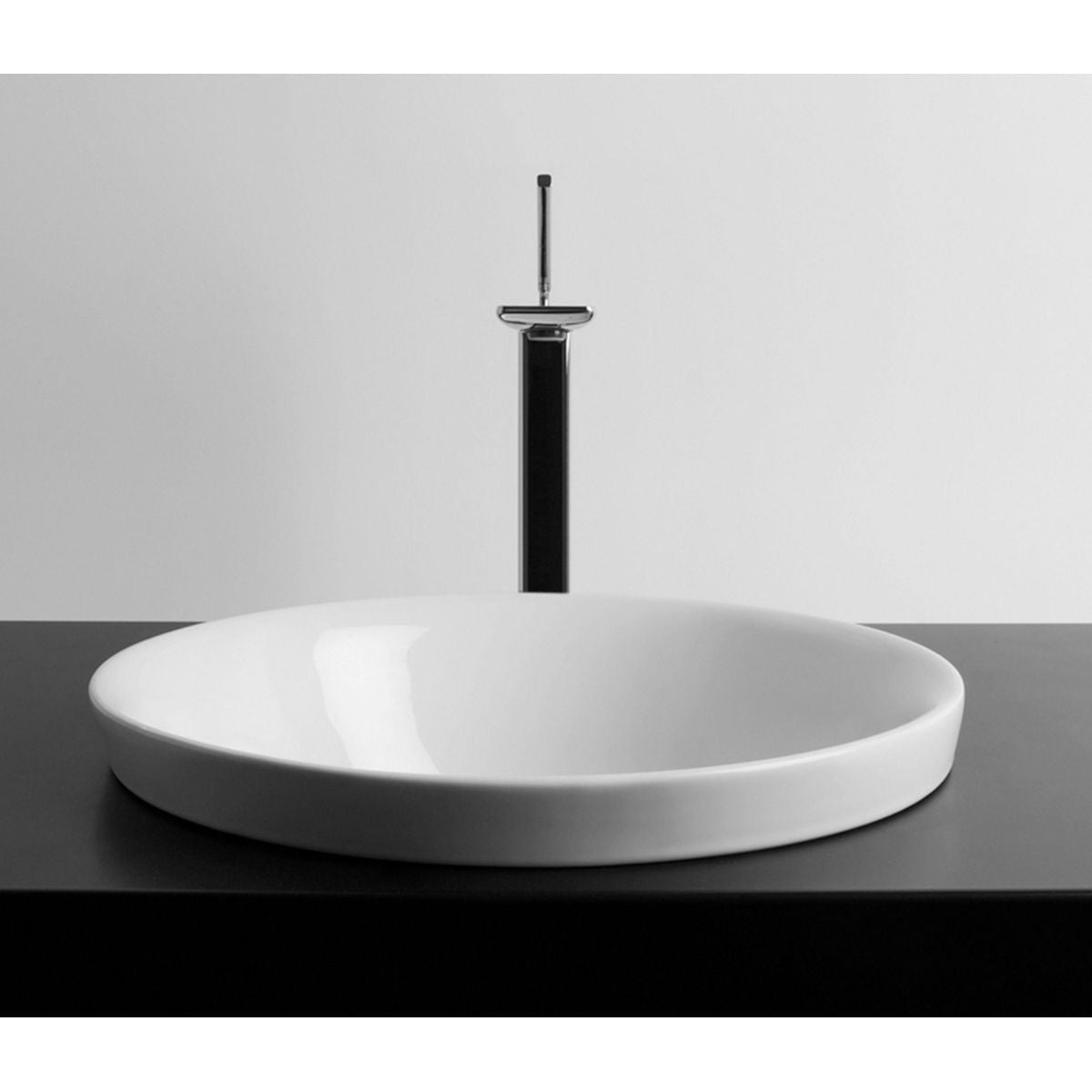 Studio Bagno Soul 1 Inset Basin - No Taphole, Matte White