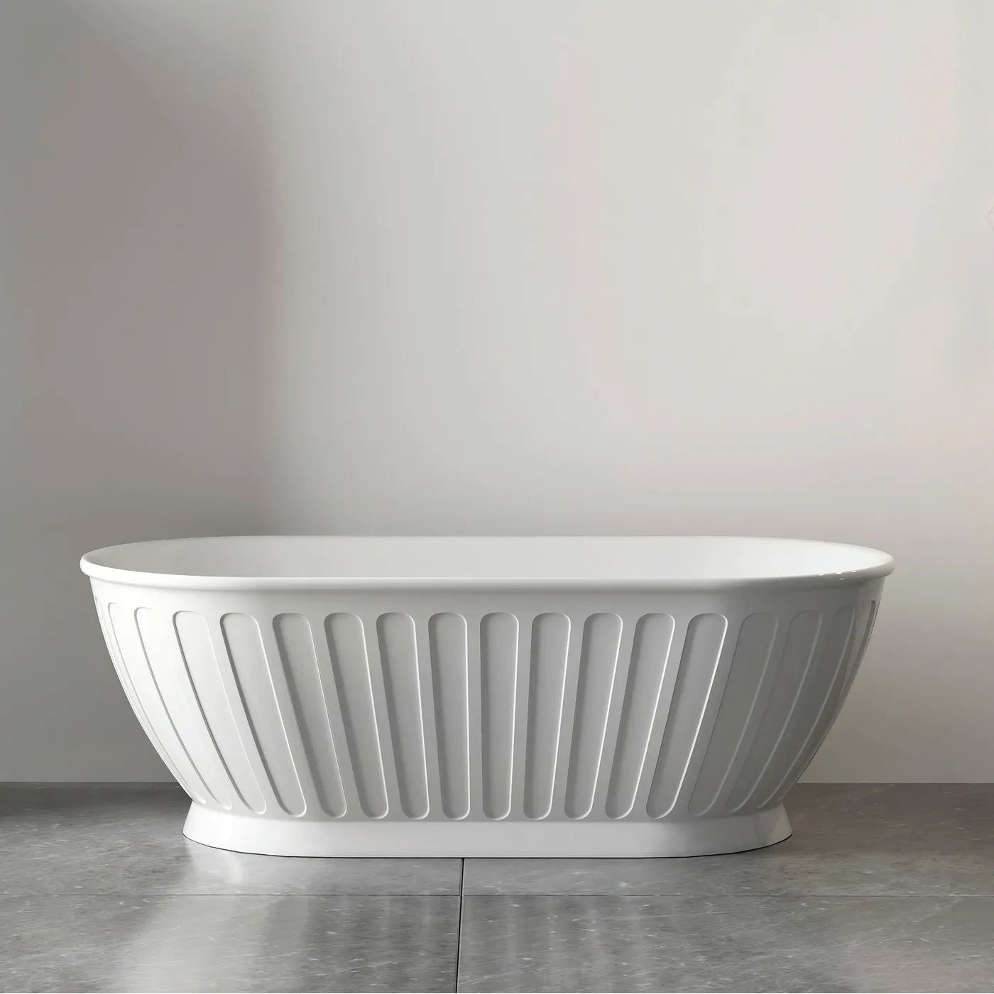 Kensington Freestanding Bath 1700 Gloss White