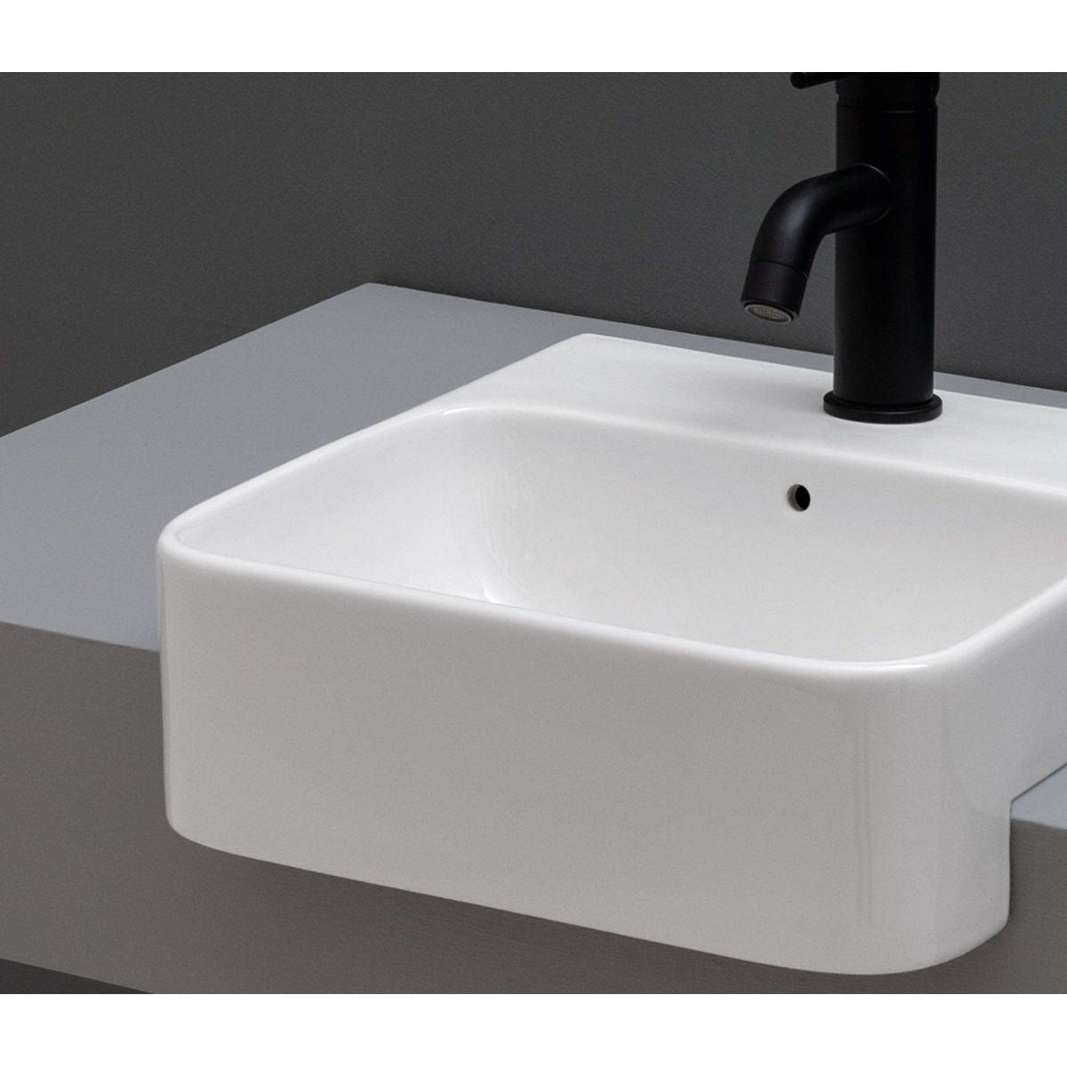 Studio Bagno Apartment 35 Semi Recessed Basin - No Taphole