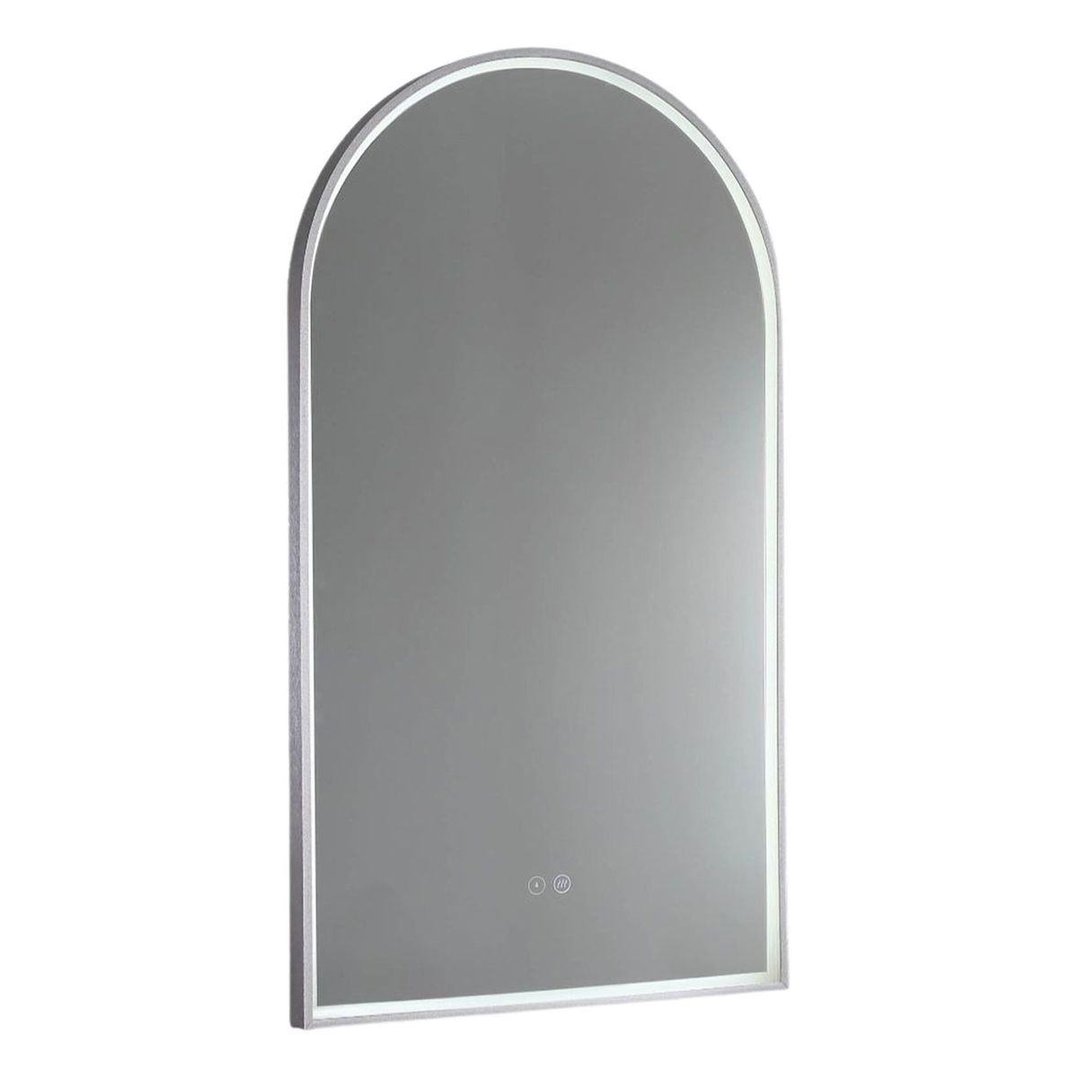 Arch 500DM LED Mirror with Dimester and Portable Magnifier - Brits Nickel