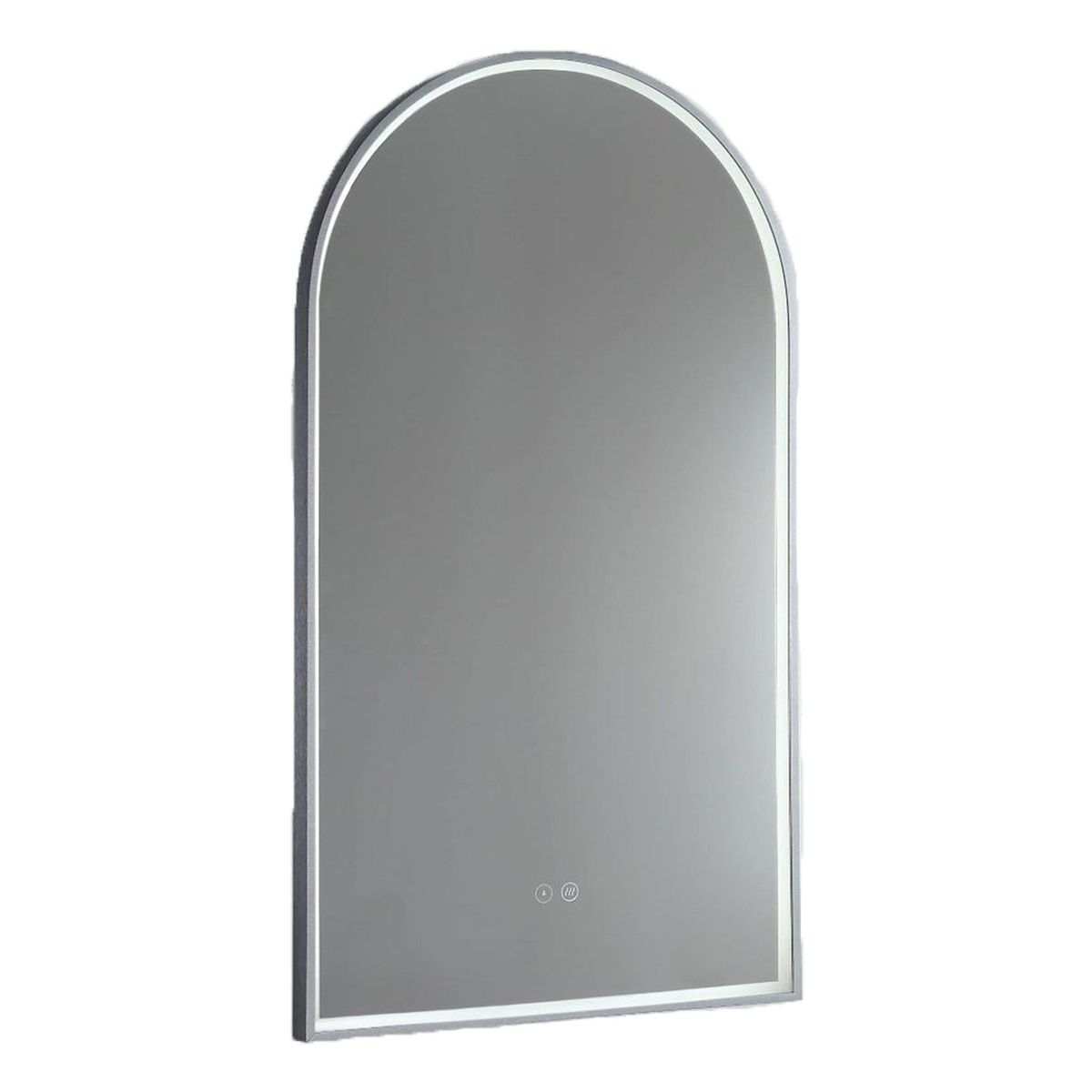 Arch 500DM LED Mirror with Dimester and Portable Magnifier - Georgian Metal