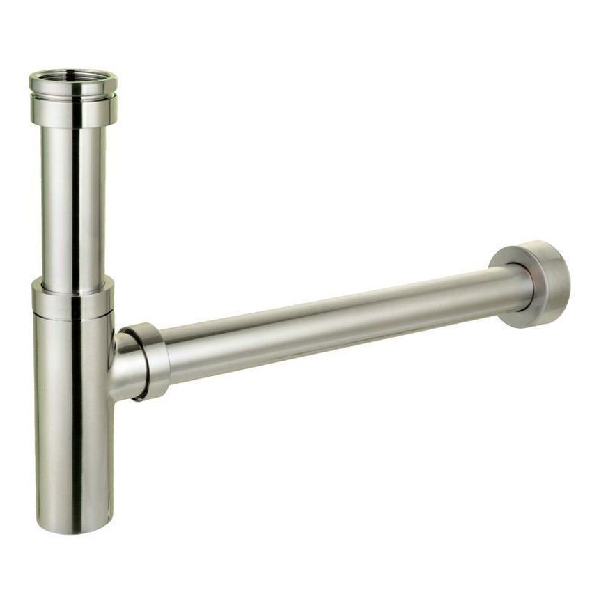 Aurora Adjustable Bottle P Trap - Brushed Nickel