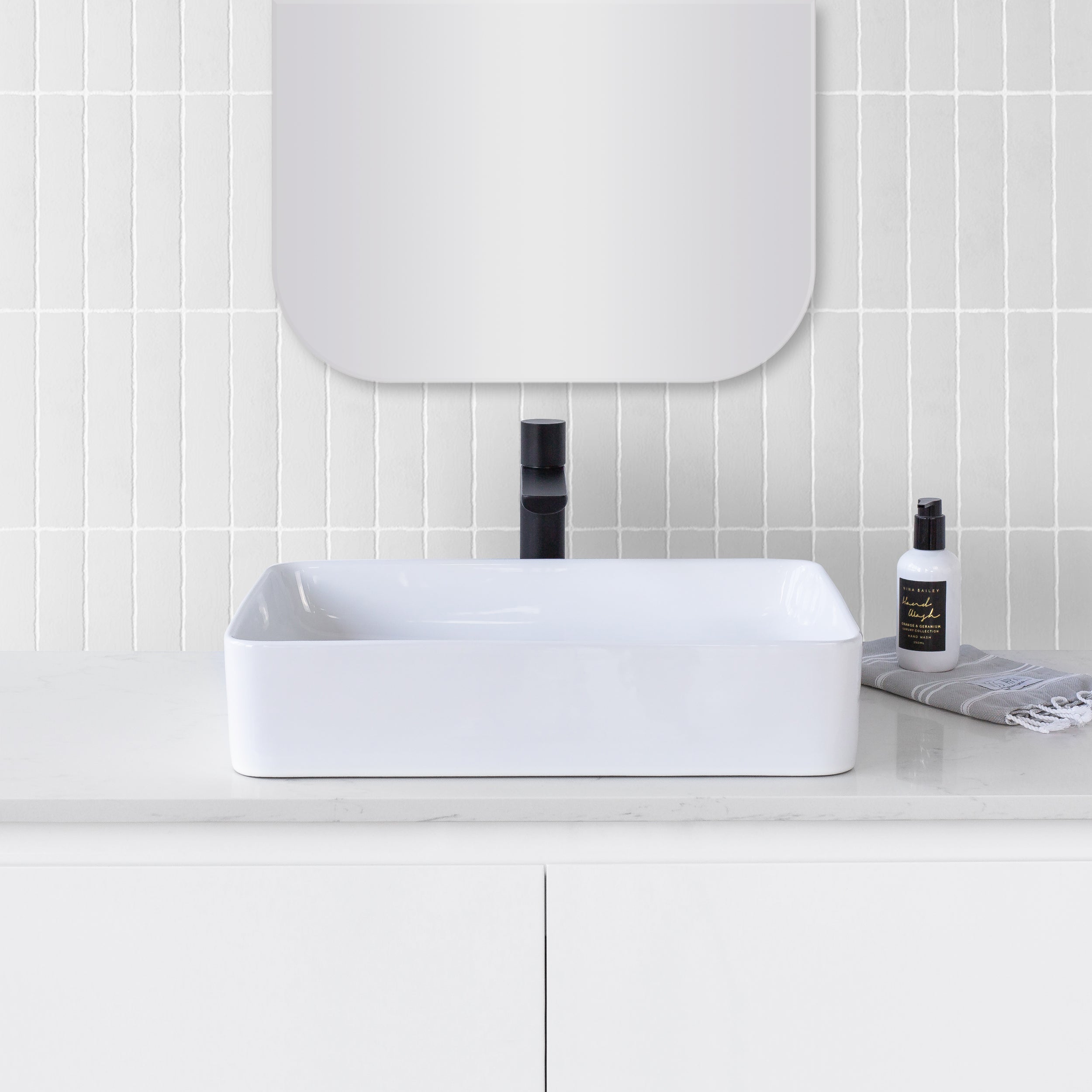 Tranquil Above Counter Basin Gloss White